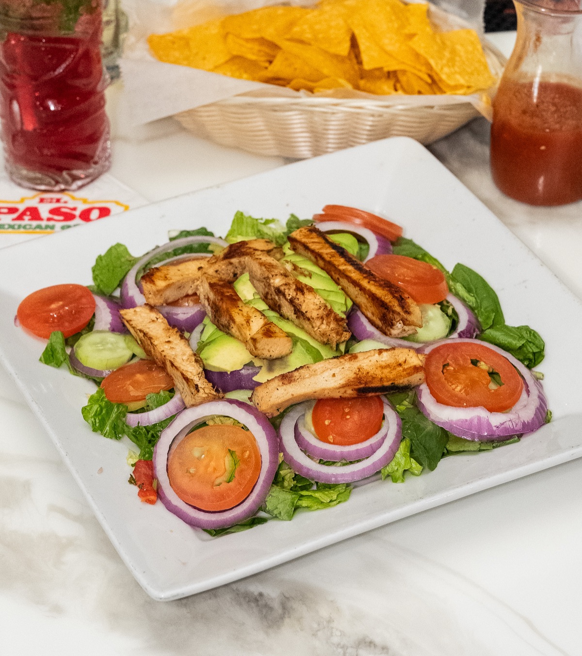 Grilled chicken salad